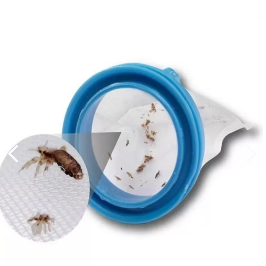 Cepillo aspirador de piojos y liendres